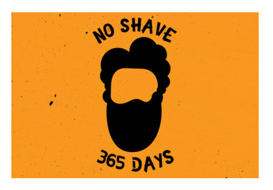 Beard No Shave Art PosterGully Specials