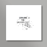 Explore Space Square Art Print