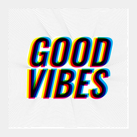PosterGully Specials, Good Vibes Square Art Prints