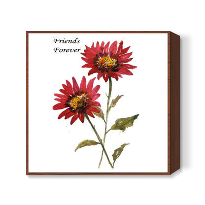 Friends Forever Square Art Print