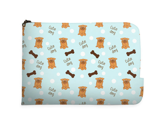 Cute Dog Pattern Laptop Sleeve