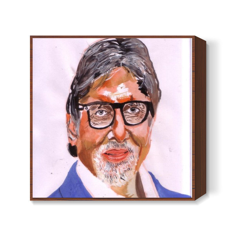 For superstar Amitabh Bachchan (BIG B), age is just a number   Square Art Prints