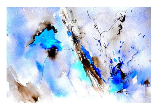 Blue Abstract Art PosterGully Specials