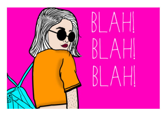 BLAH BLAH BLAH 2 Art PosterGully Specials