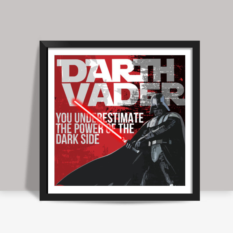 Darth Vader Square Art Print