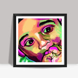 INNOCENCE #baby #kids #colorful #portrait #people #painting #sketches Square Art Prints