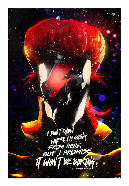 Wall Art, David Bowie Ziggy Stardust Wall Art