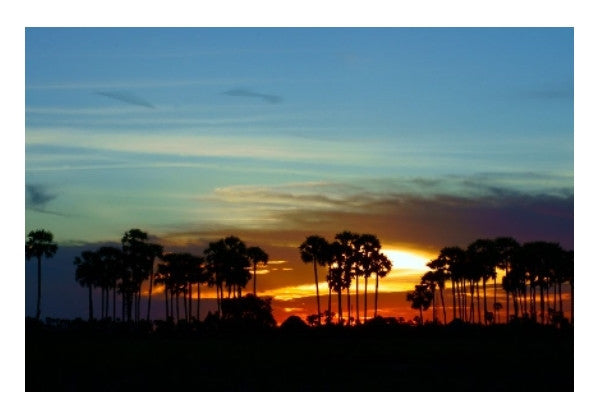 Wall Art, silhouette of a Village Wall Art