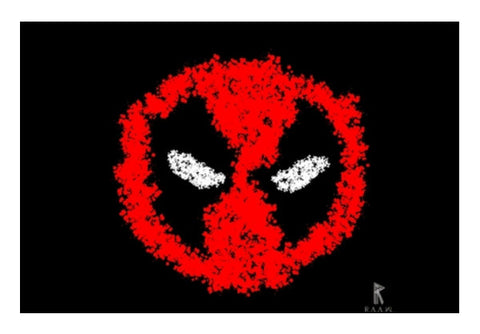 Deadpool Logo Splash Wall Art