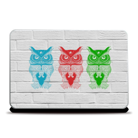 3 Wise Owls Laptop Skins