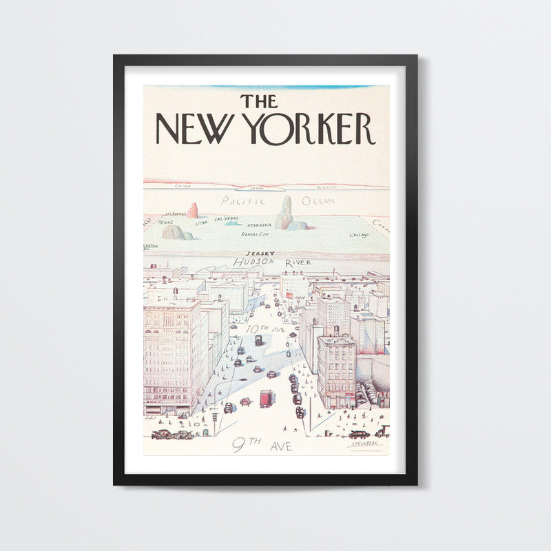 Vintage New Yorker Famous Cover Poster Wall Art