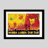 Rick-and-morty Wall Poster Premium Italian Wooden Frames