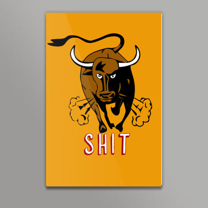 Bull Shit Wall Art