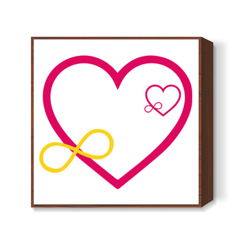 Love Infinity Square Art Prints