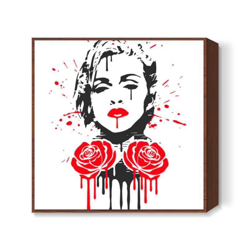 Rebel Heart Square Art Prints