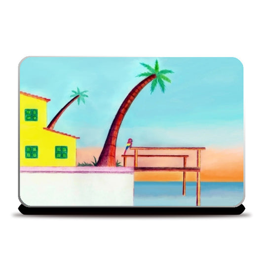 beach house Laptop Skins