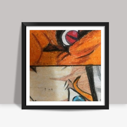 Naruto | Oil Pastel Sketch | Square Art Prints