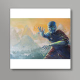The Monk - Painting Square Art Prints