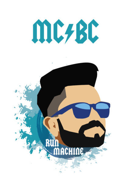 Virat Kohli | MCBC | Illustration Wall Art