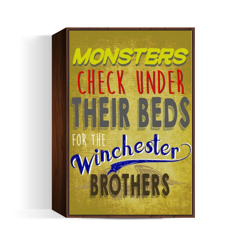 Supernatural winchester brothers  Wall Art