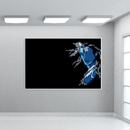 Pixel Shiva Wall Art