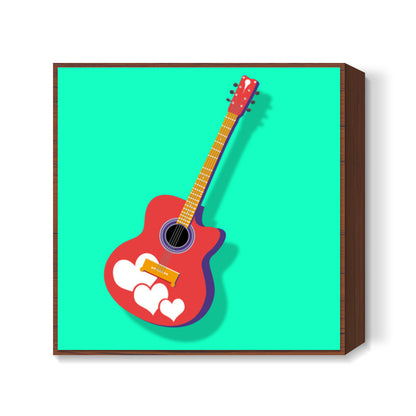 Guitar Square Art Prints