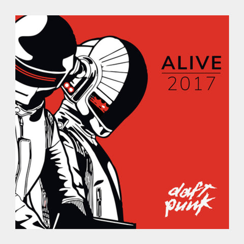 Daft Punk Alive 2017 Square Art Prints