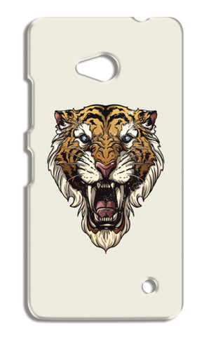 Saber Toothed Tiger Nokia Lumia 640 Cases