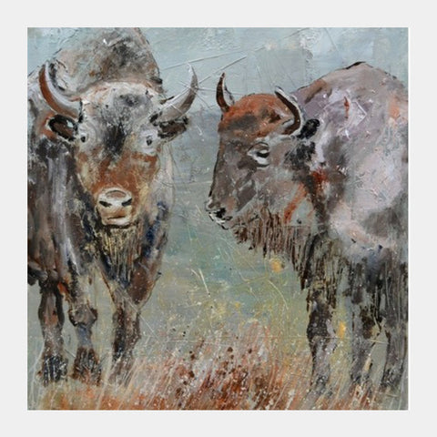 Buffaloes Square Art Prints PosterGully Specials