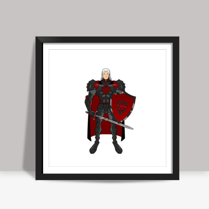 Rhaegar Targaryen the Silver Prince Square Art | Ehraz Anis