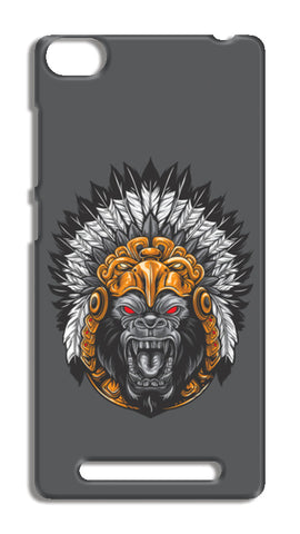 Gorilla Wearing Aztec Headdress Redmi 3 Cases