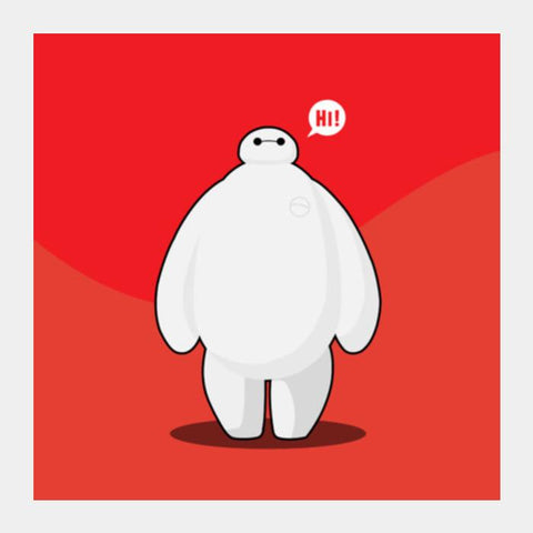 Baymax Square Art Prints PosterGully Specials