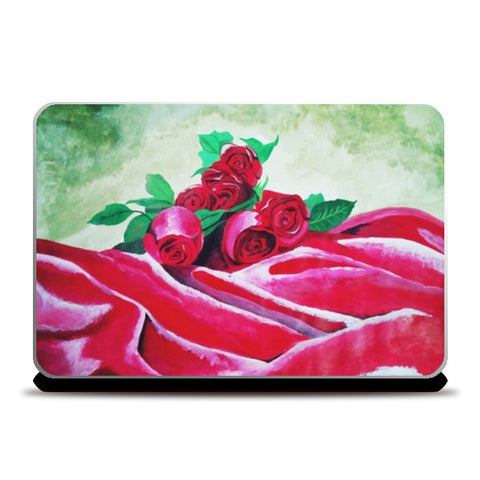 Roses Painting Laptop Skins