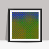 Blue in Green Square Art Prints