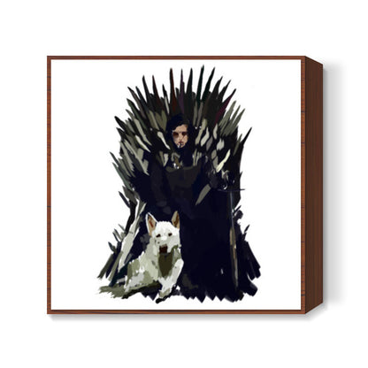 Game of Thrones - The Iron Throne Square Art Prints