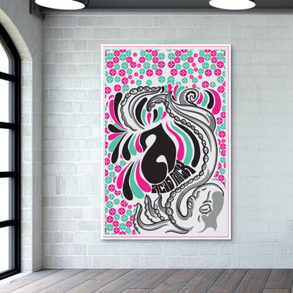A for Acid Rock Wall Art