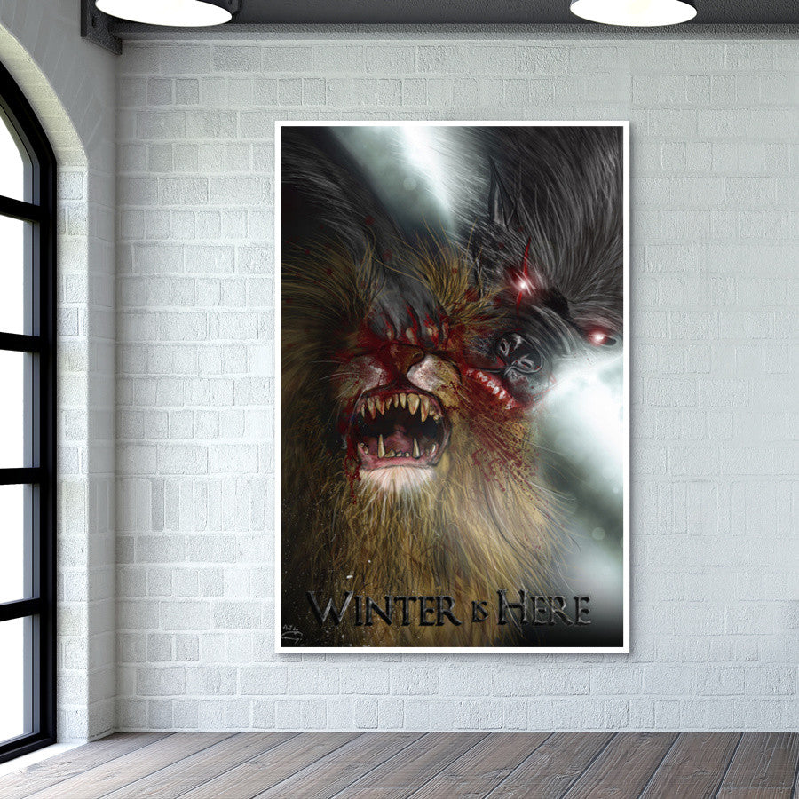 Winter is here Wall Art