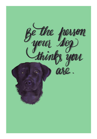 Dog Person Art PosterGully Specials