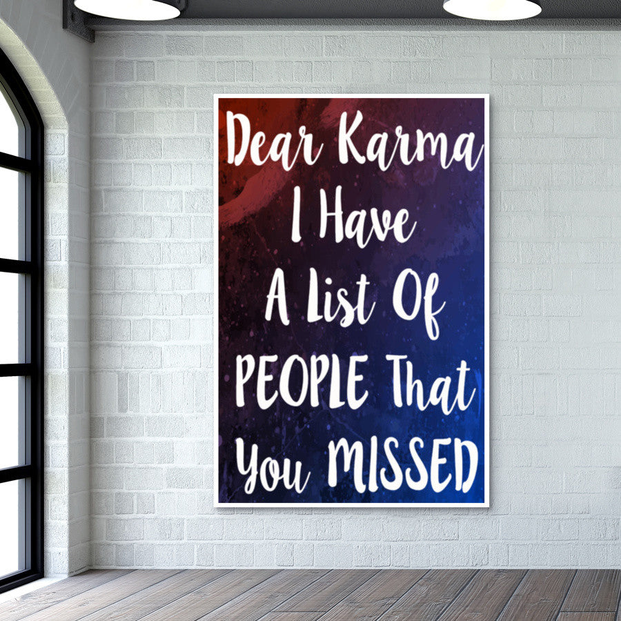 Karma Wall Art