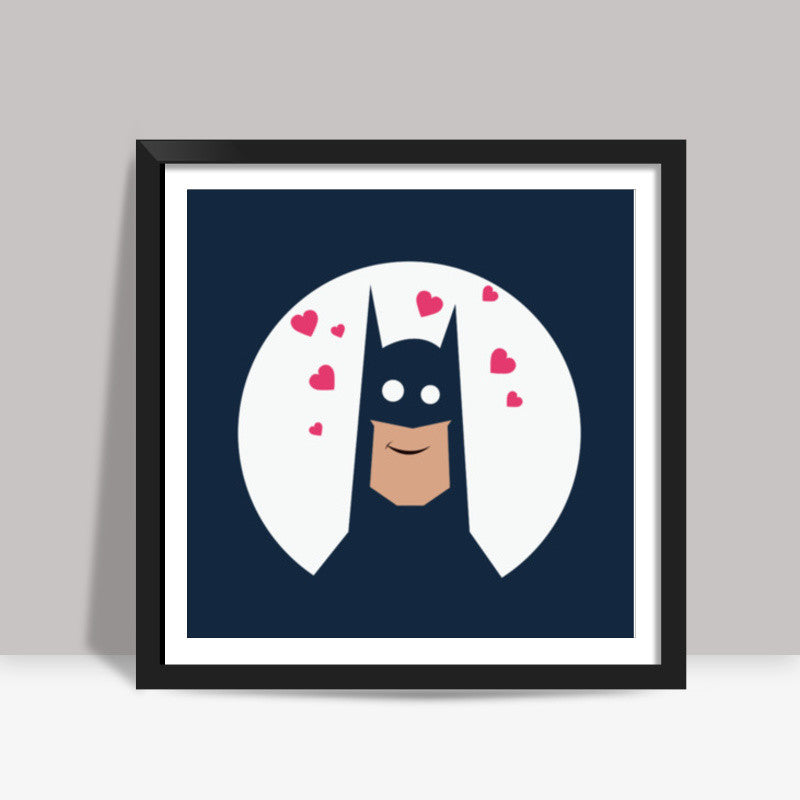 Batman Love Square Art Prints