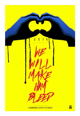 Wall Art, Batman VS Superman: Dawn of Justice (yellow) Wall Art