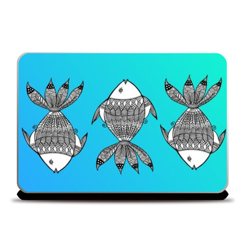 Fish Patterns Laptop Skins