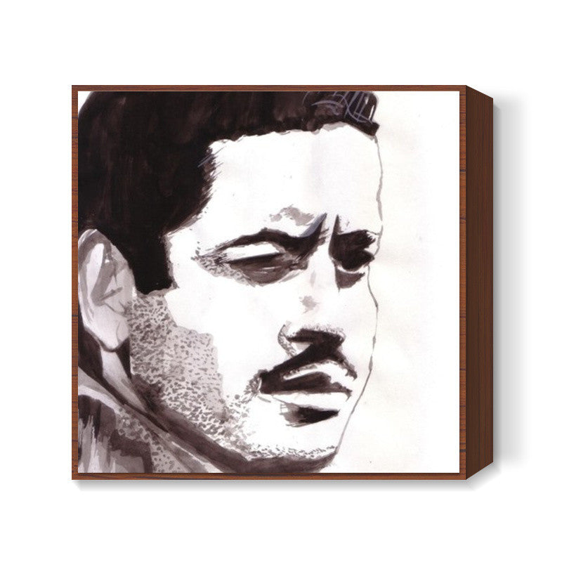 Guru Dutt was a visionary filmmaker Square Art Prints