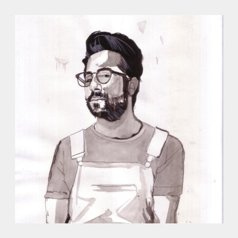 Ayushmann Khurrana is a talented actor Square Art Prints