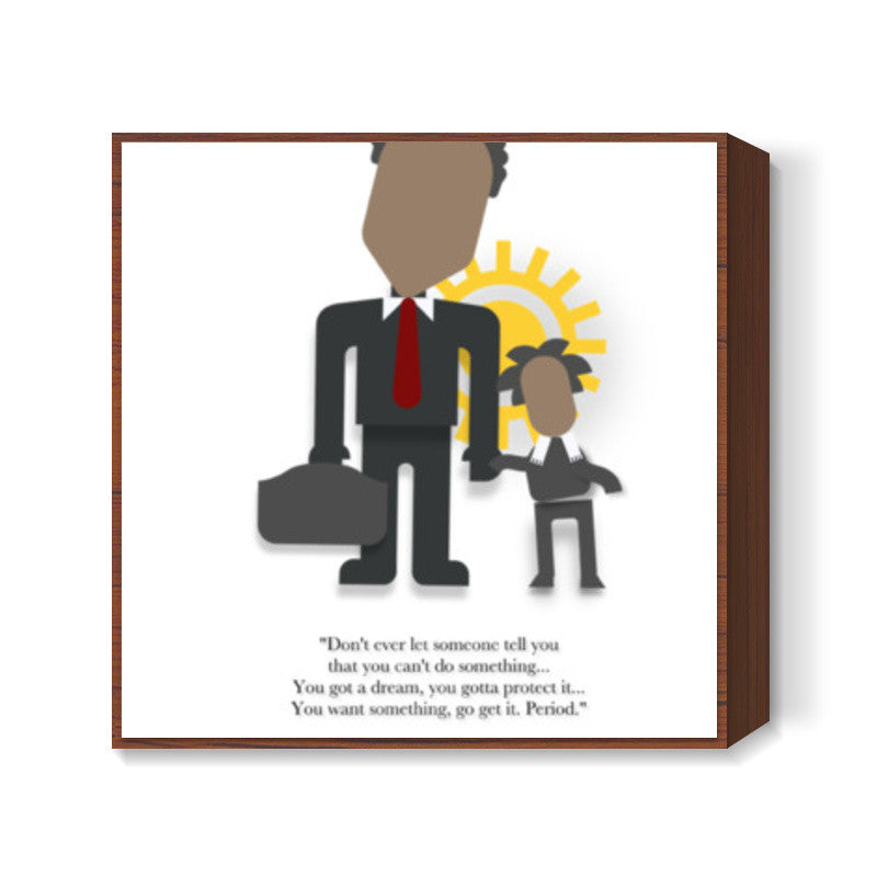 The Pursuit of Happyness |  Minimal Poster | Will Smith | Quotes Square Art Prints