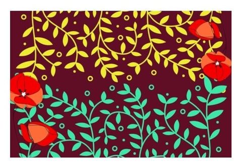 PosterGully Specials, Plants Pattern Wall Art
