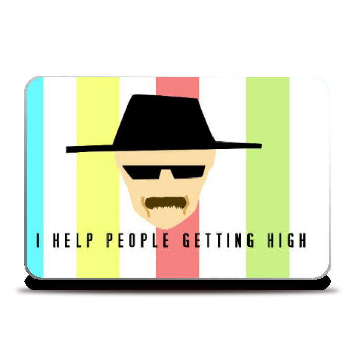 Laptop Skins, Multicolor Breaking Bad Laptop Skin