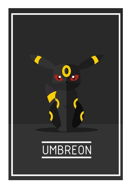 Umbreon Pokemon go Wall Art