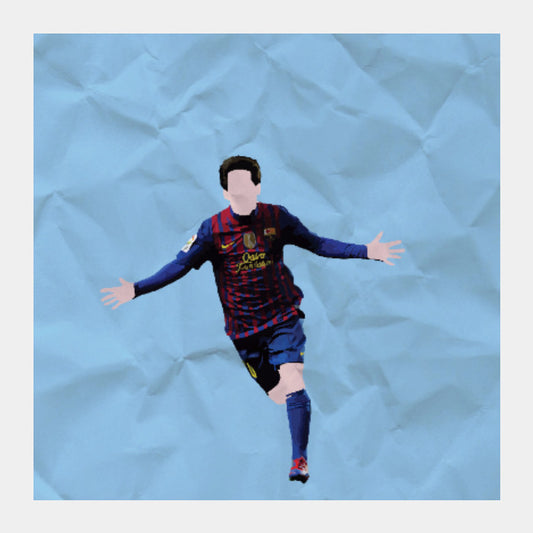 Square Art Prints, Messi Square Art