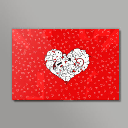 Happymess | Doodle | Love Wall Art